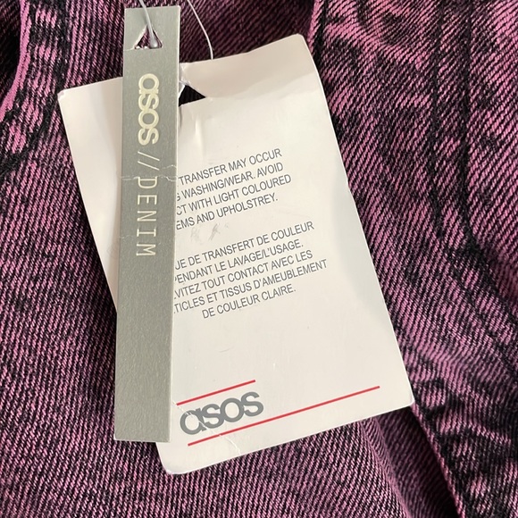 NWT ASOS Pink Acid Wash Jeans. 28 - Picture 10 of 10